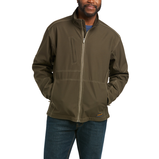 Ariat Mens Rebar Stretch Canvas Softshell Jacket