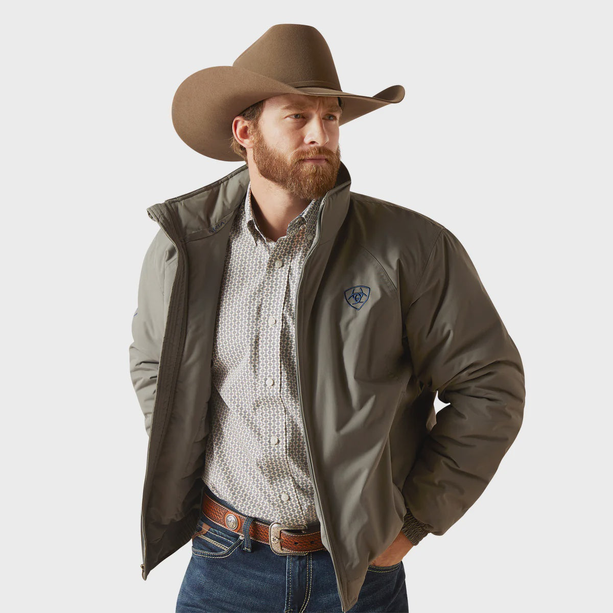 Ariat MnsTeam Ins Jacket Jelly Grey