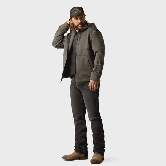 Ariat Mens Tek Fleece 2.0 Full Zip Hoodie