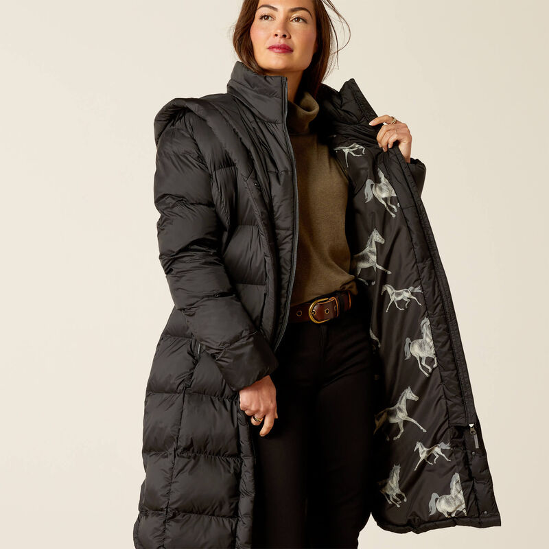Ariat Womens Norfolk Long Puffa Coat