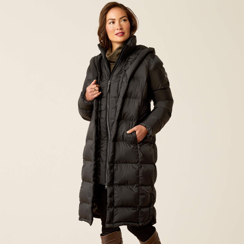 Ariat Womens Norfolk Long Puffa Coat
