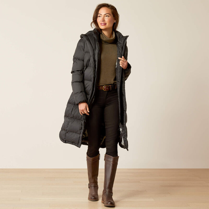 Ariat Womens Norfolk Long Puffa Coat