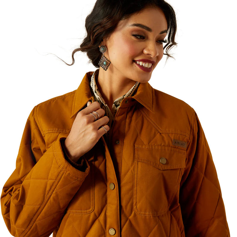 Ariat Womens Grizzly Quilted Barn Jacket