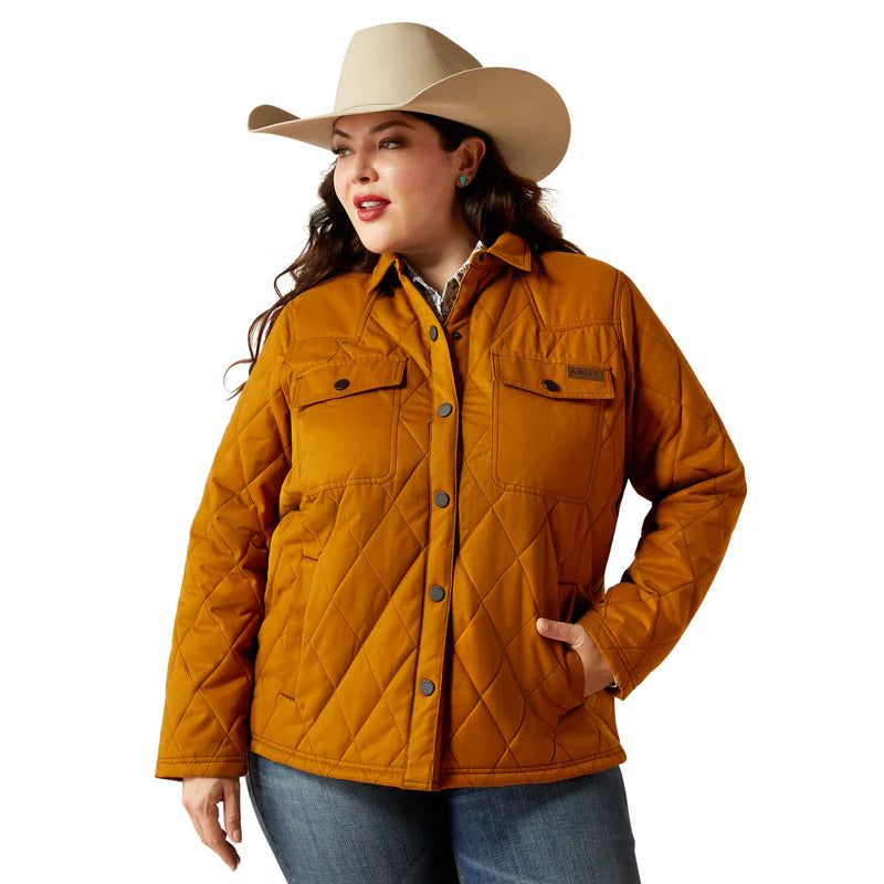 Ariat Womens Grizzly Quilted Barn Jacket