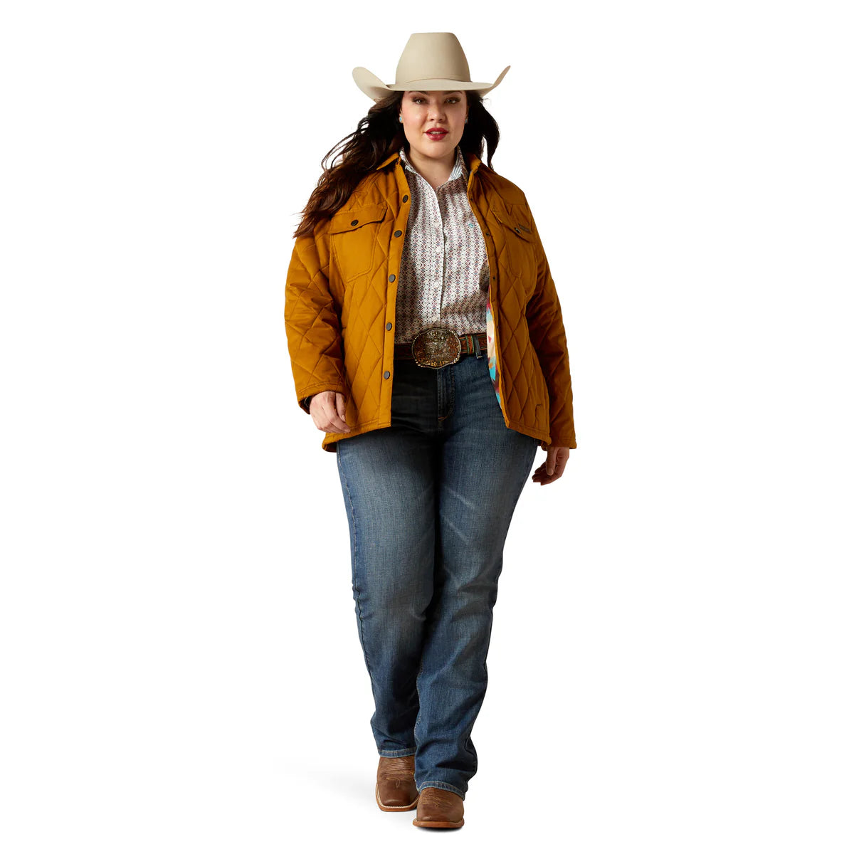 Ariat Womens Grizzly Quilted Barn Jacket