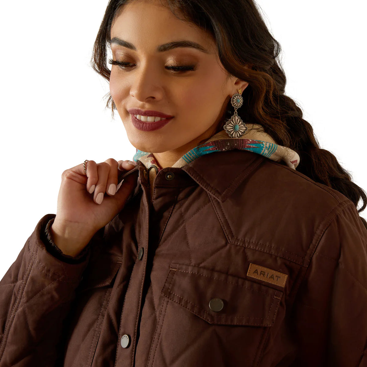 Ariat Womens Grizzly Quilted Barn Jacket
