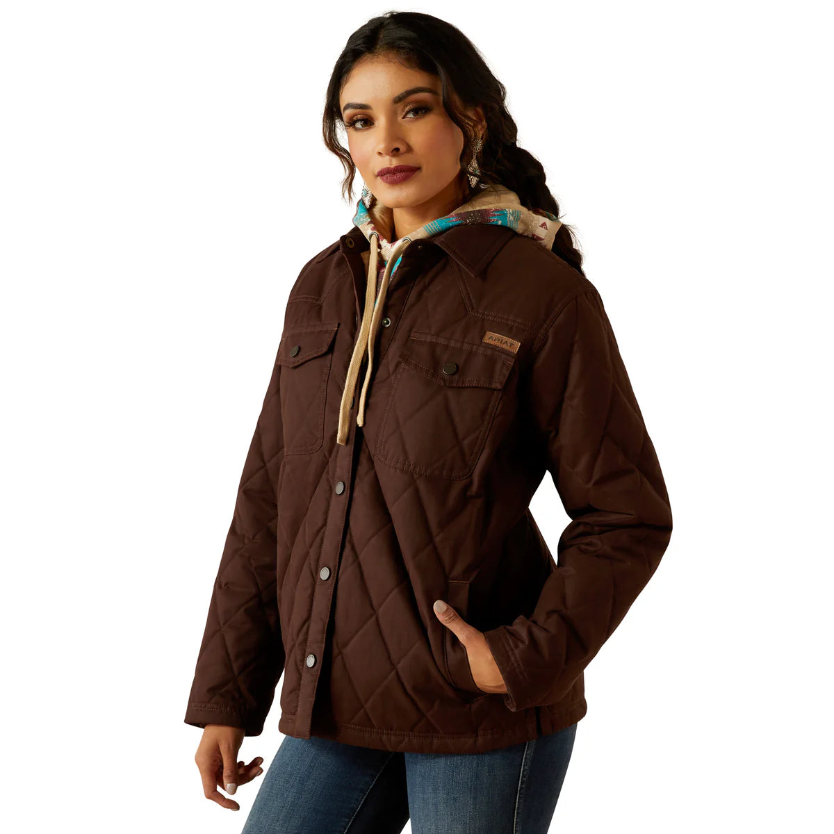 Ariat Womens Grizzly Quilted Barn Jacket