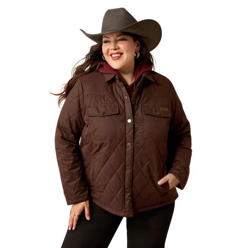 Ariat Womens Grizzly Quilted Barn Jacket