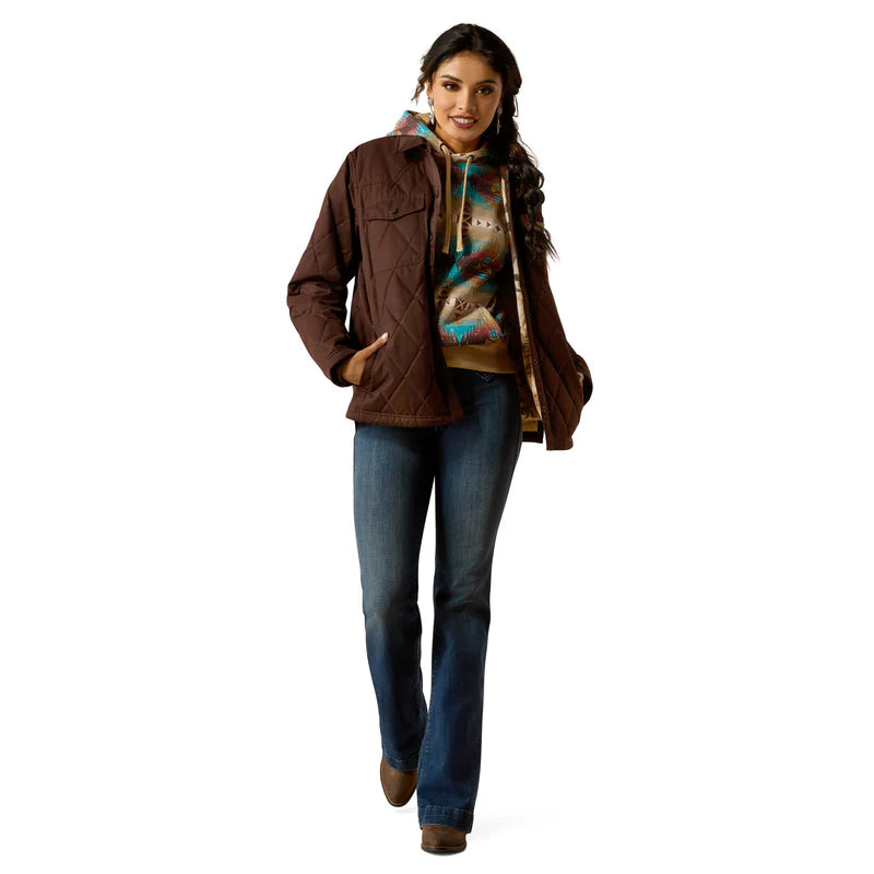 Ariat Womens Grizzly Quilted Barn Jacket