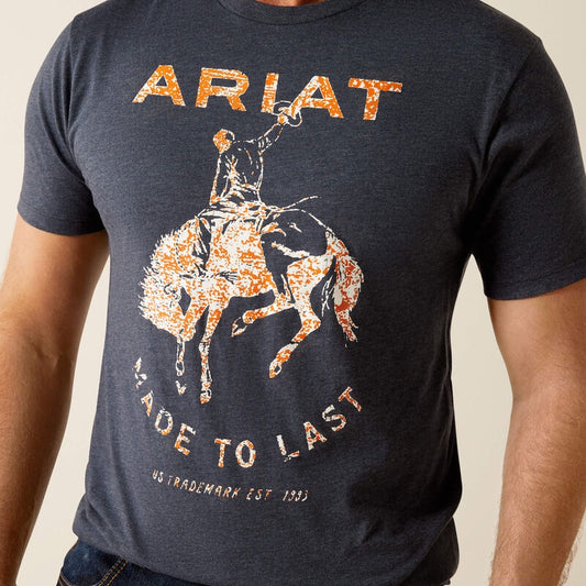 Ariat Mens Made to Last Bronco SS Tee