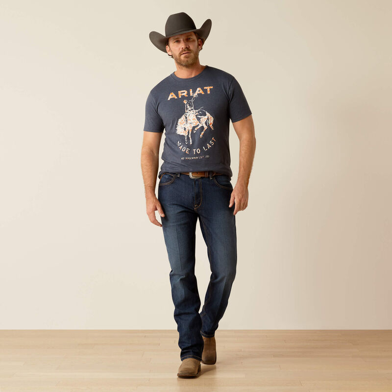Ariat Mens Made to Last Bronco SS Tee