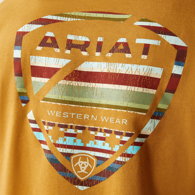 Ariat Mens Serape Seal SS Tee in Harvest Gold