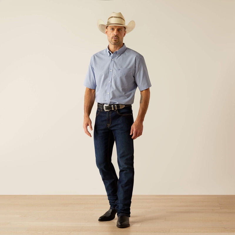 Ariat Mens Wrinkle Free Ozzy Classic Fit Short Sleeve Shirt