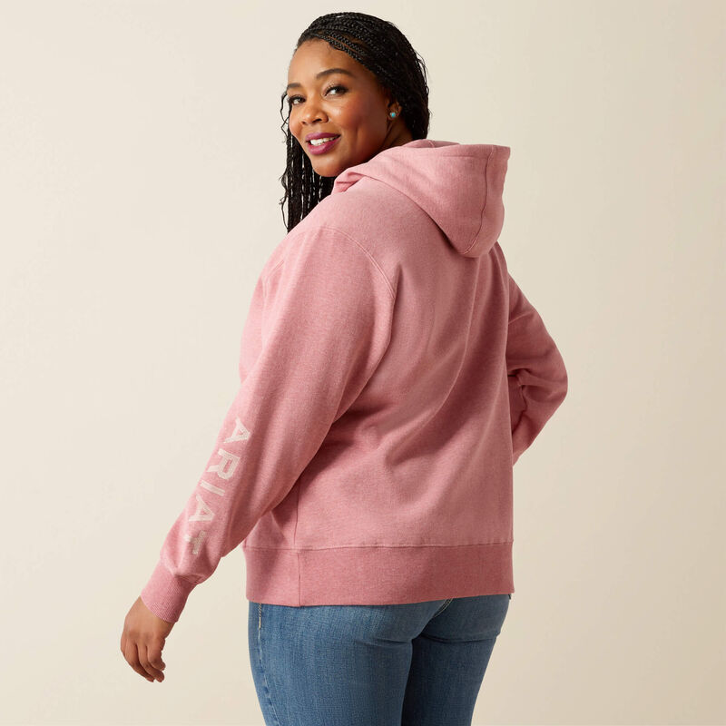 Ariat Womens Logo 2.0 Hoodie in Rose Wine