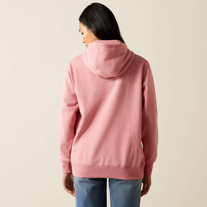 Ariat Womens Logo 2.0 Hoodie in Rose Wine