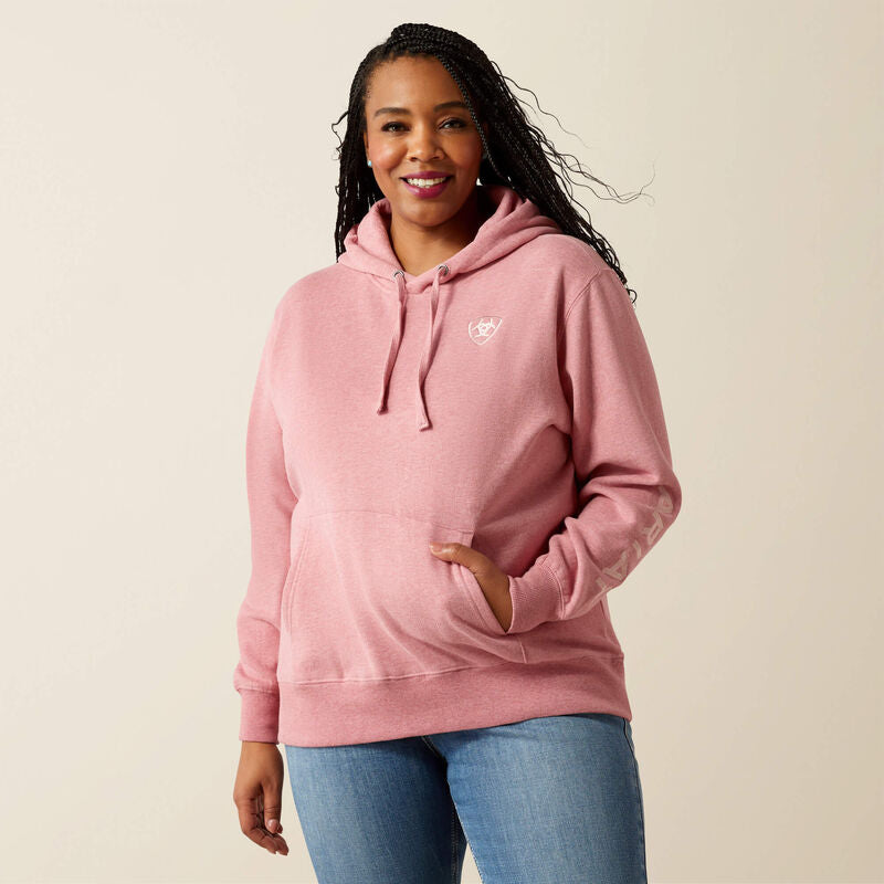 Ariat Womens Logo 2.0 Hoodie in Rose Wine