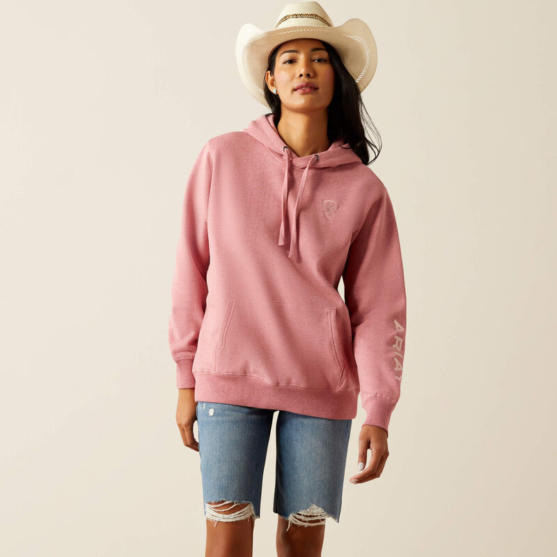 Ariat Womens Logo 2.0 Hoodie in Rose Wine