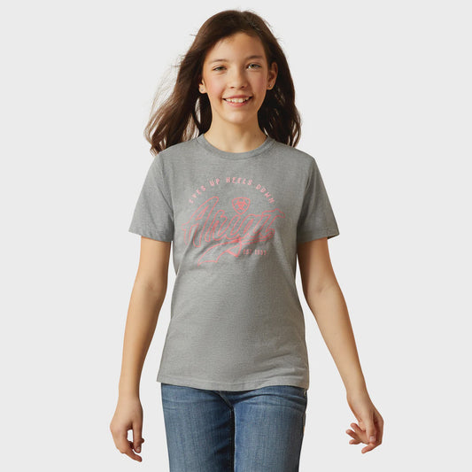 Ariat Girls Heels Down SS Tee