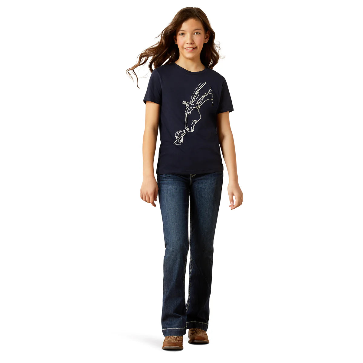 Ariat Girls Hay S/S Tee
