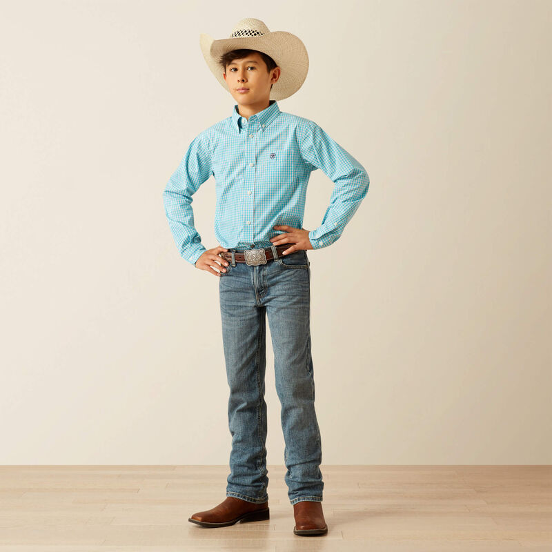 Ariat Boys Pro Series Wilmer LS Shirt
