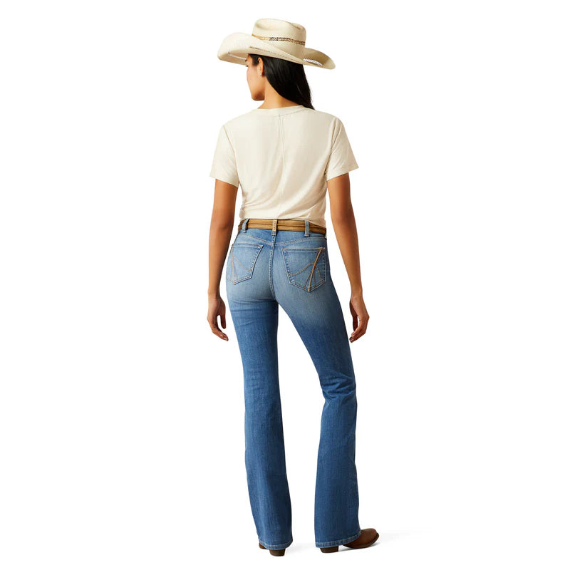 Ariat Womens High Rise Boot Cut Cassandra Anaheim Jean