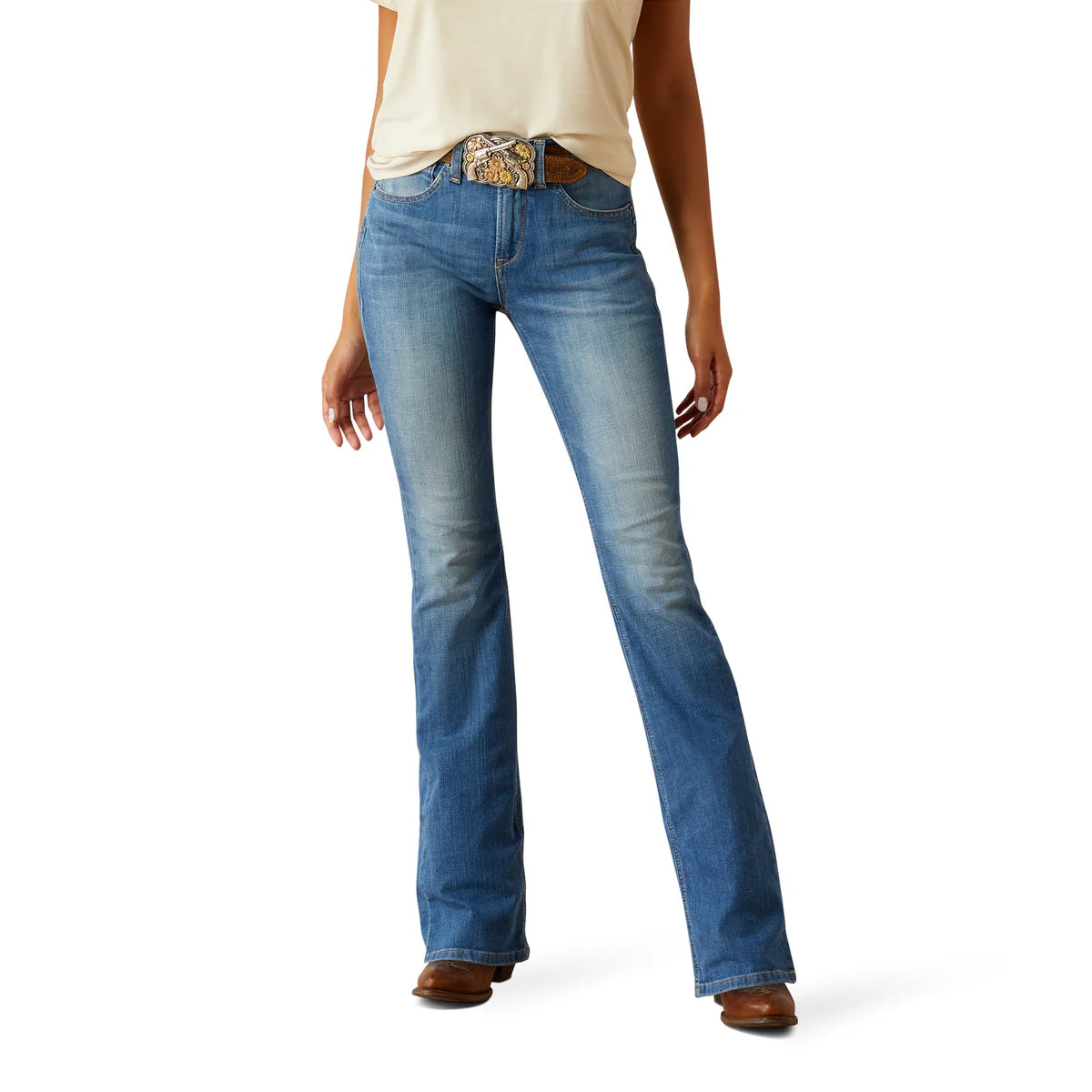Ariat Womens High Rise Boot Cut Cassandra Anaheim Jean
