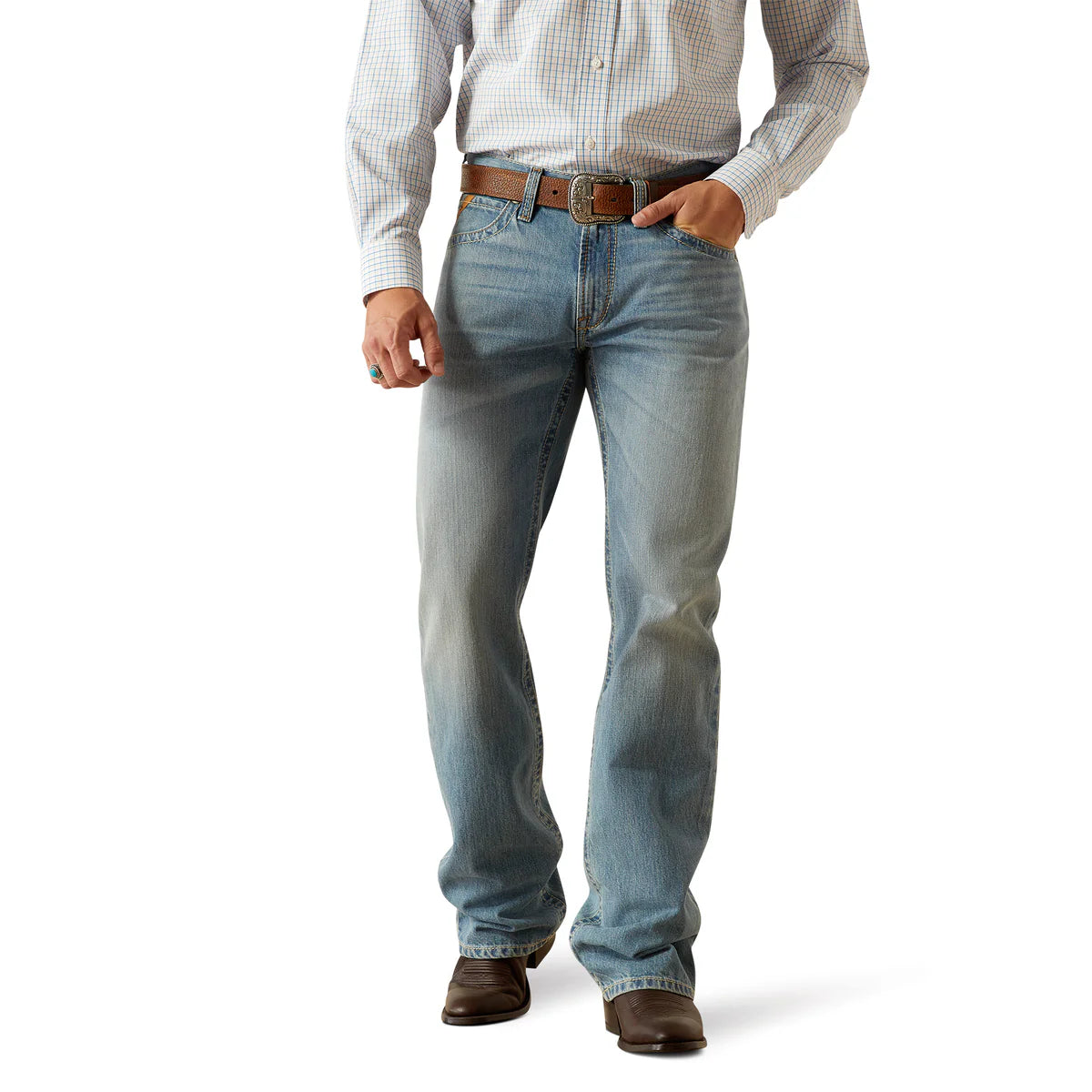Ariat Mens M4 Relaxed Boot Cut Louis Corralitos Jeans