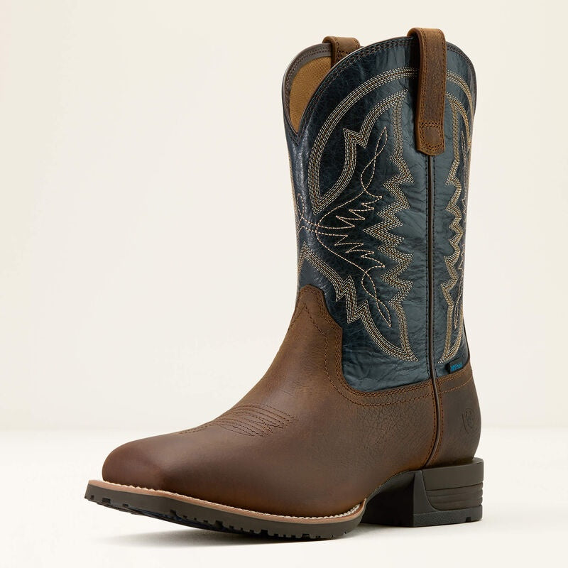 Ariat Mens Hybrid Ranchwork H2O Waterproof Cowboy Boot