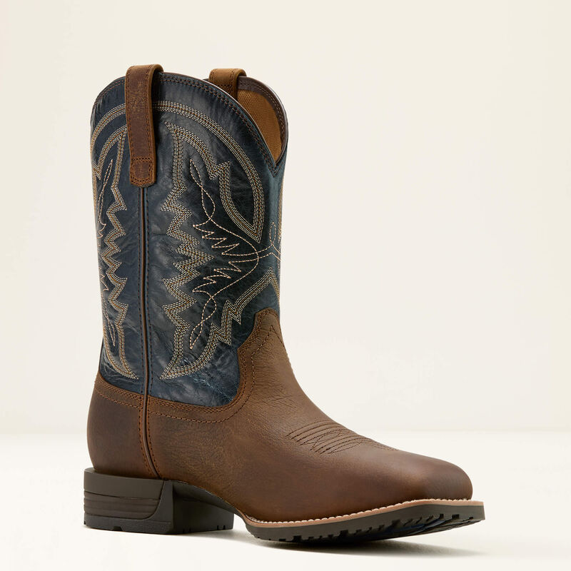 Ariat Mens Hybrid Ranchwork H2O Waterproof Cowboy Boot