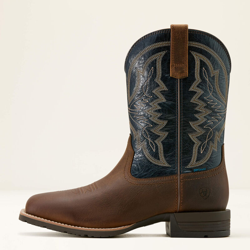 Ariat Mens Hybrid Ranchwork H2O Waterproof Cowboy Boot
