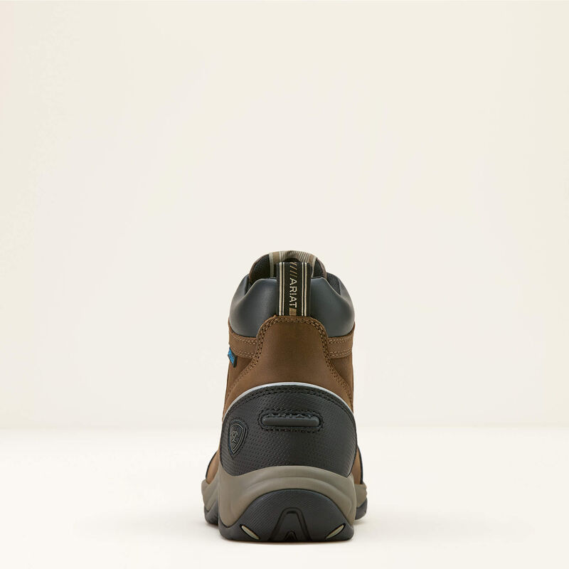 Ariat Womens Terrain Zip Waterproof H20 Boot in Palm Brown