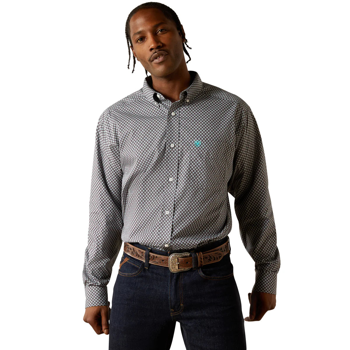 Ariat Mens Wrinkle Free Caleb LS Shirt