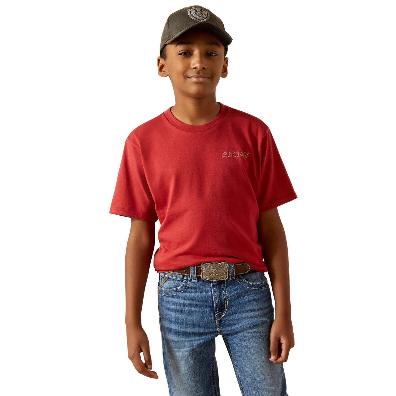 Ariat Boys Patriot Buffalo Coin SS Tee