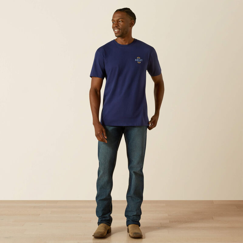 Ariat Mens Woven West SS Tee