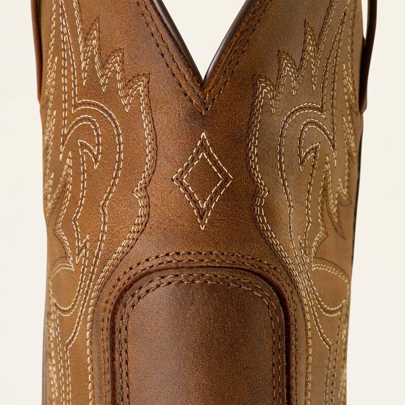 Ariat Mens Western Big Rig Boot in Distressed Brown