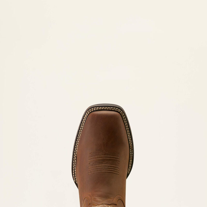 Ariat Mens Western Big Rig Boot in Distressed Brown