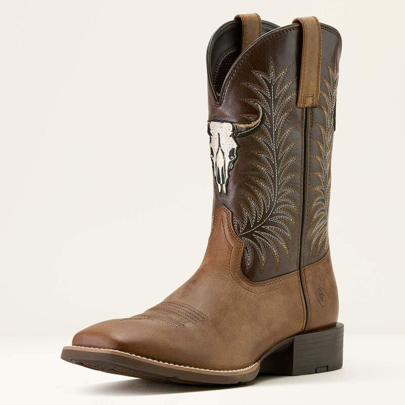 Ariat Mens Sport Steer Skull Boots