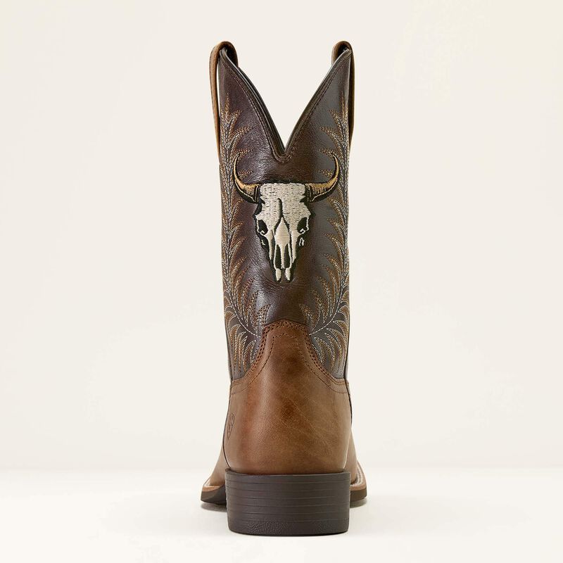 Ariat Mens Sport Steer Skull Boots
