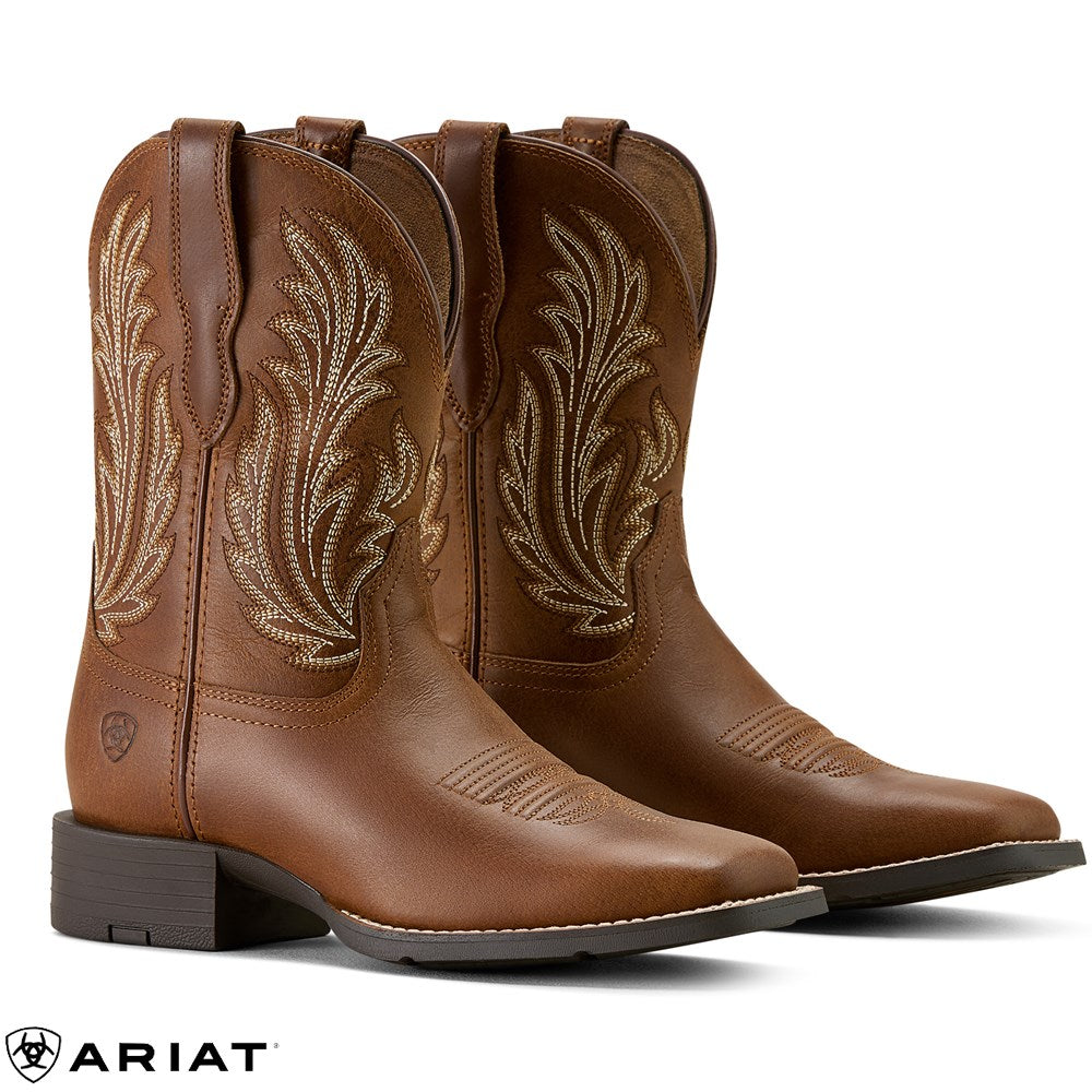 Ariat Womens Round Up Filly Square Toe Boot