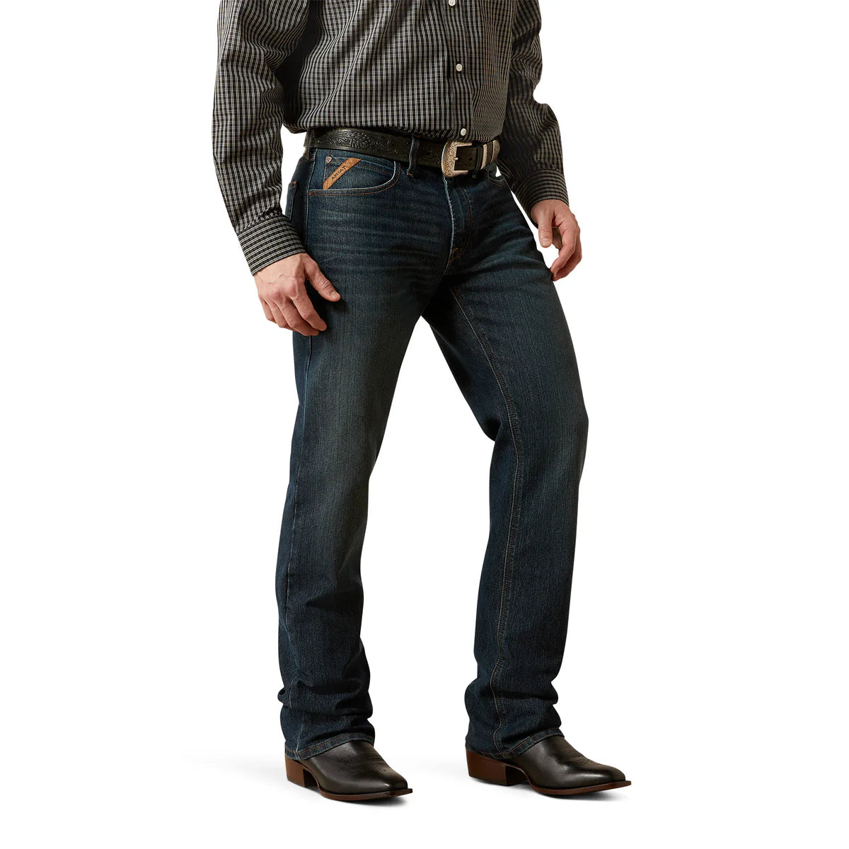 Ariat Mens M4 Relaxed Elias Boot Cut Jeans in Atlas