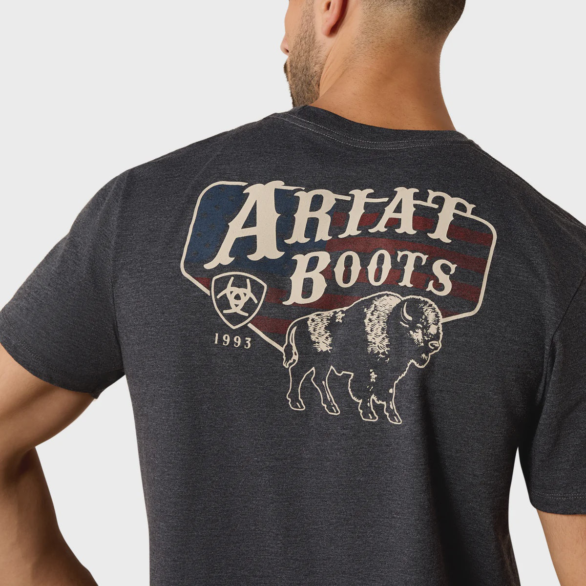 Ariat Mens American Bison SS Tee
