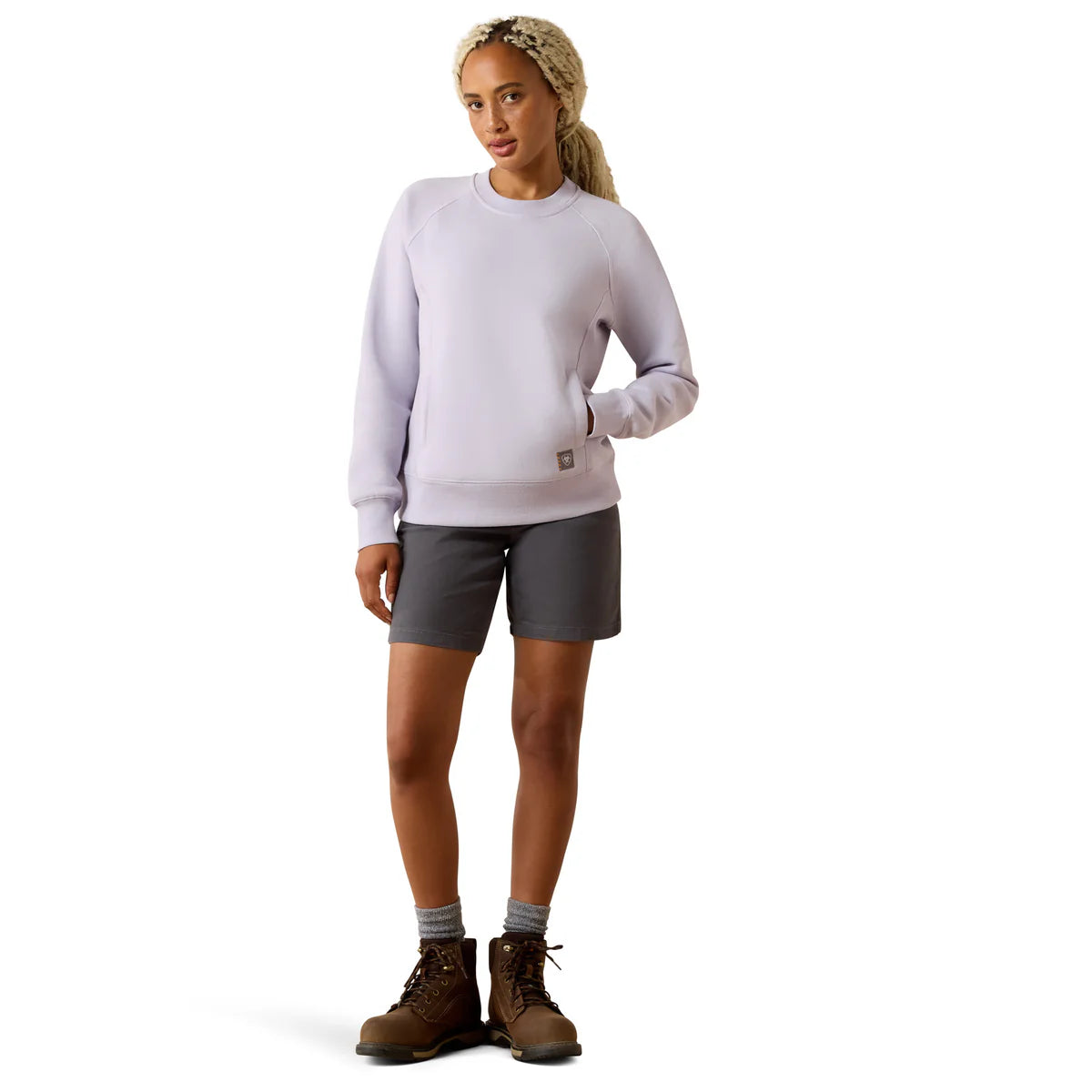Ariat Womens Rebar Lightweight Fleece Sweatshirt