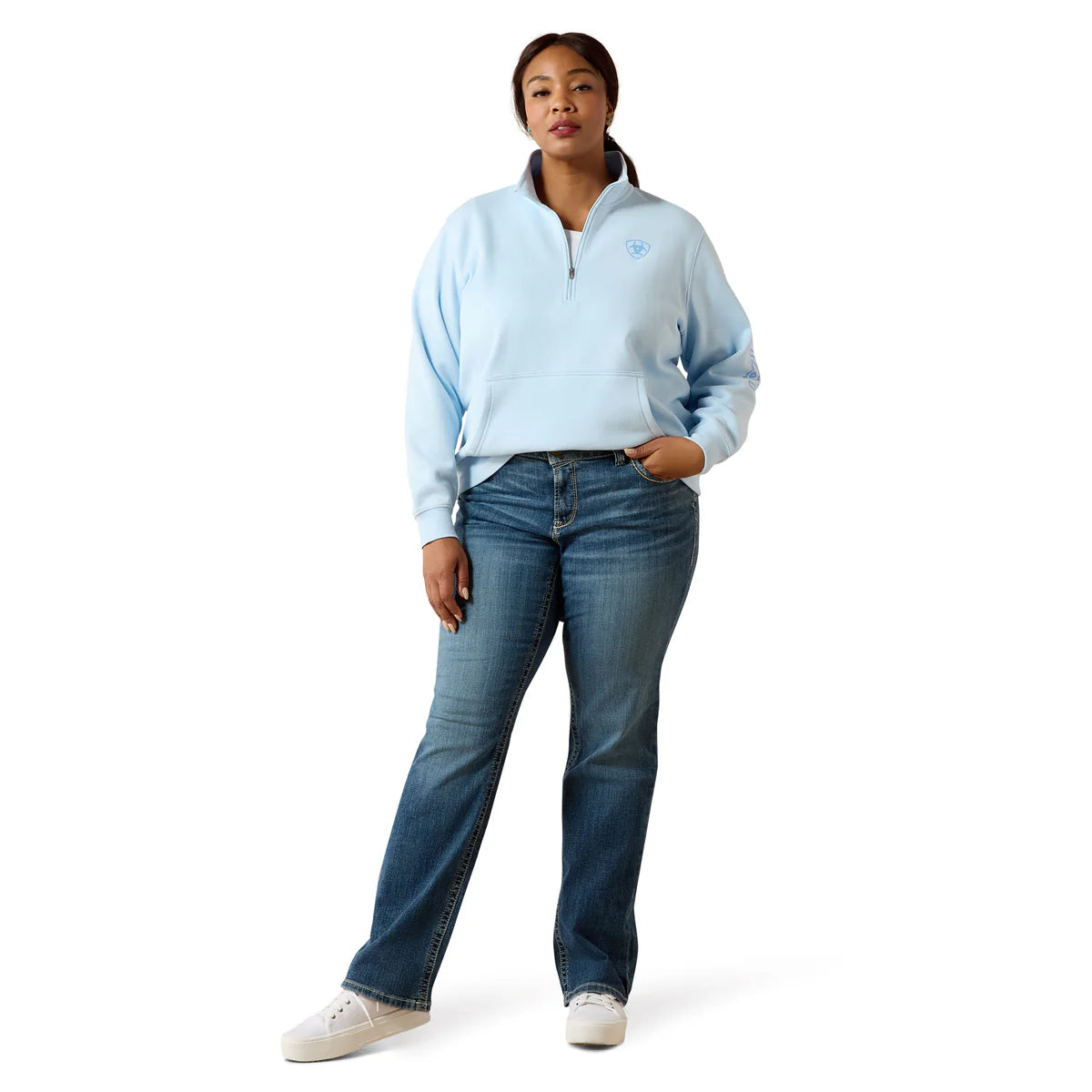 Ariat Womens Estelle Mid Rise Straight Leg Jeans