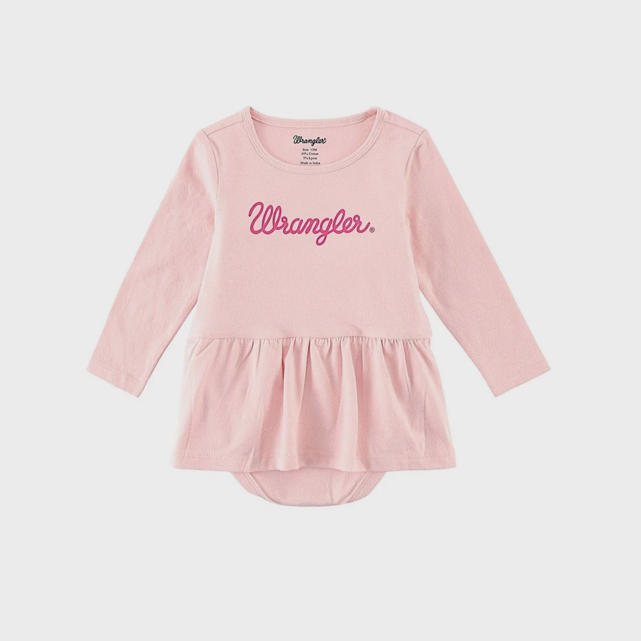 Wrangler Baby Girls Bodysuit with Skirt