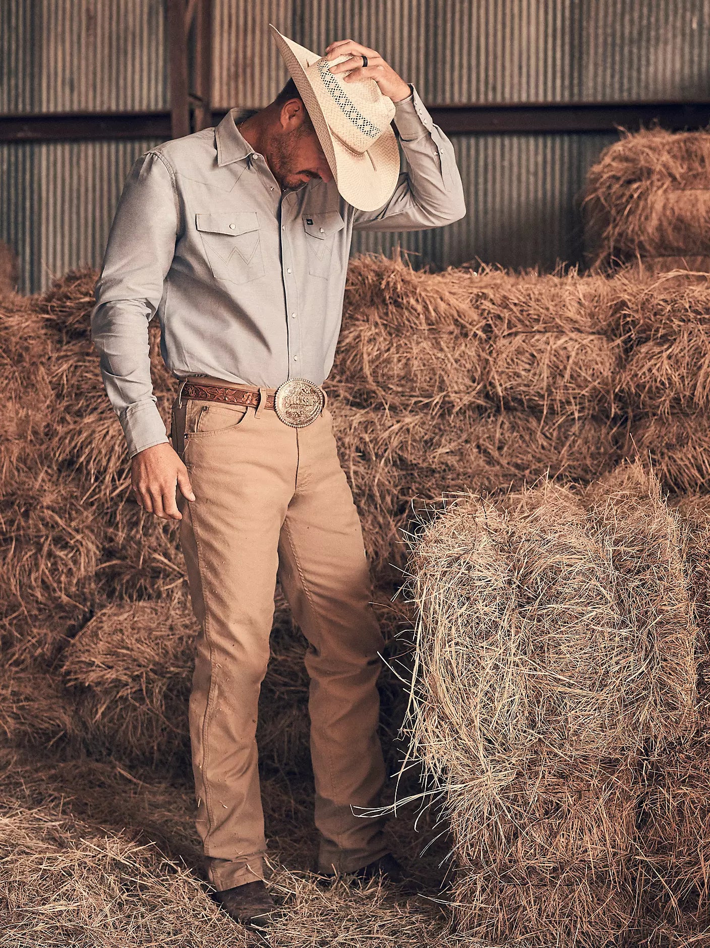 Wrangler Mens Tough Comfort Reg Jeans