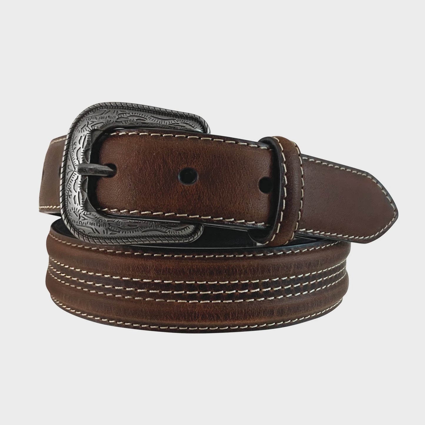 Roper Boys Top Grain Leather Brown Belt