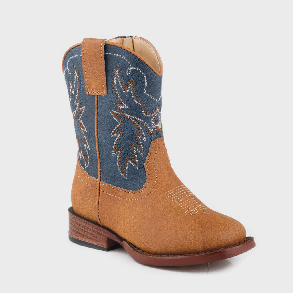 Roper Toddler Heritage Boot Tan/Navy