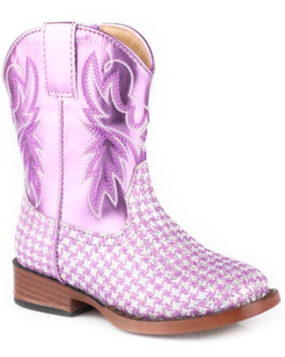 Roper Toddler Glitter Gleam Purple Boot