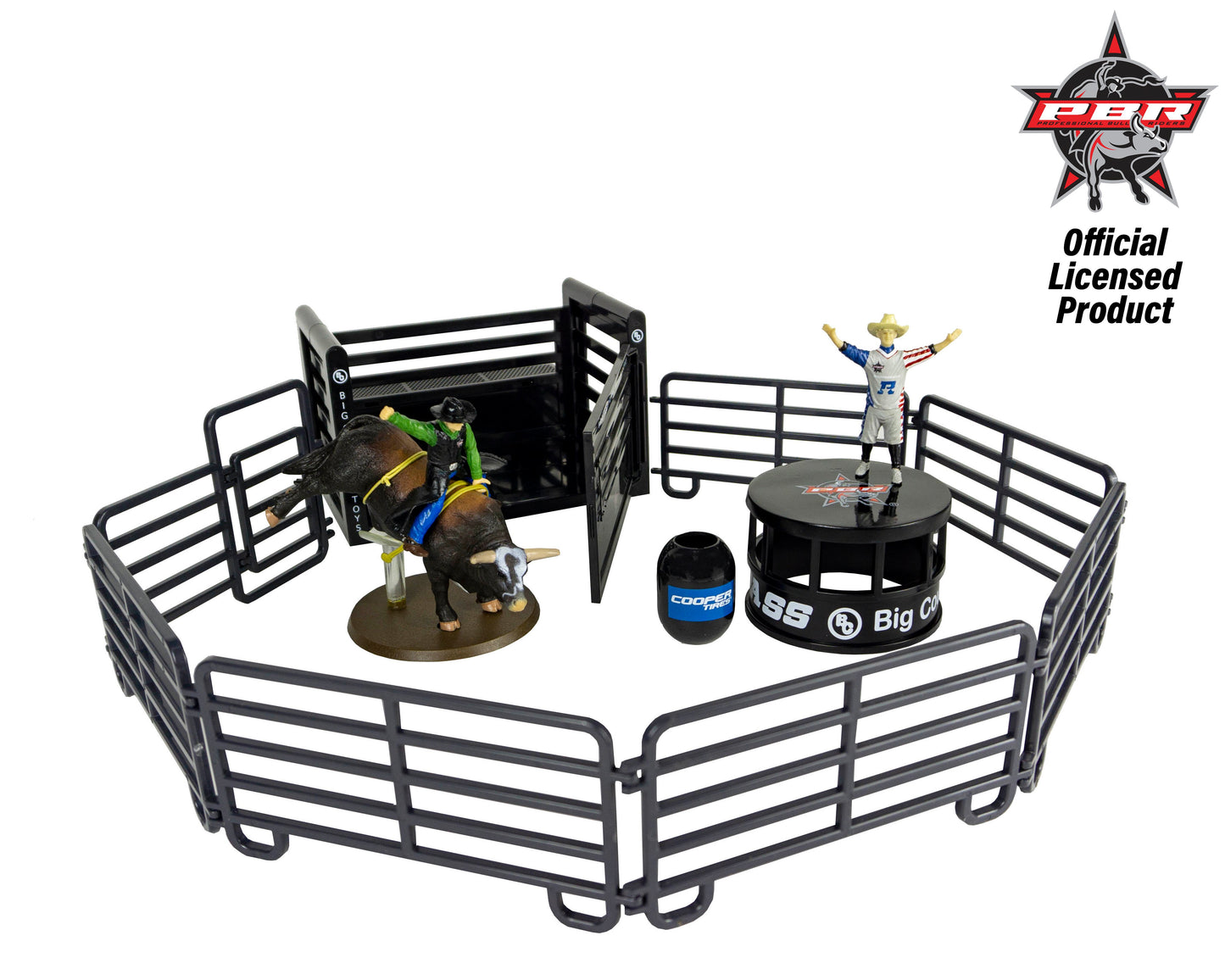 Big Country Toy 13-Piece PBR® Bull Riding Set