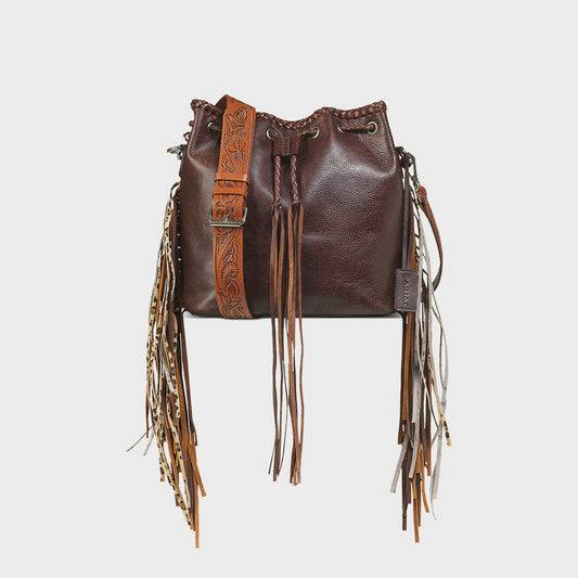 Ariat Thelma Bucket Bag Dark Brown